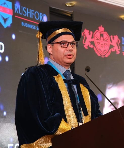 Dr. Tufail Syed, President of Rushford Business School